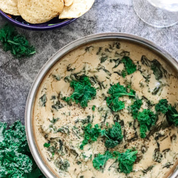 Vegan Spinach and Kale Dip