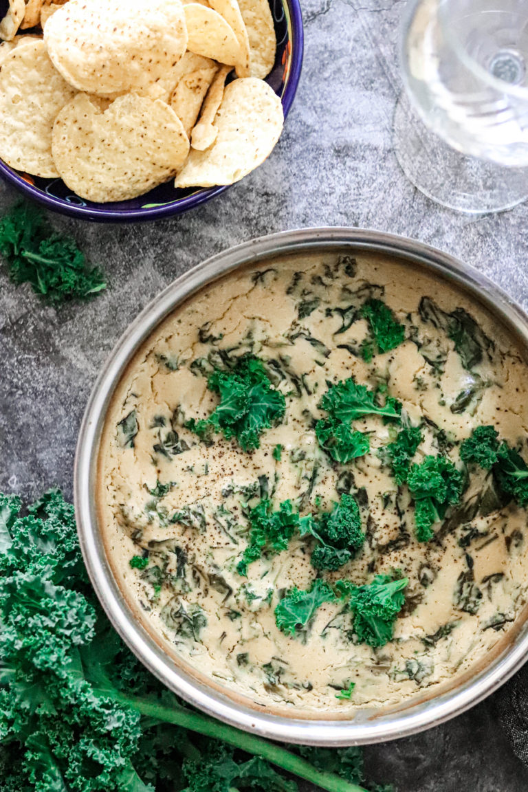 Vegan Spinach and Kale Dip Shutter + Mint Recipes