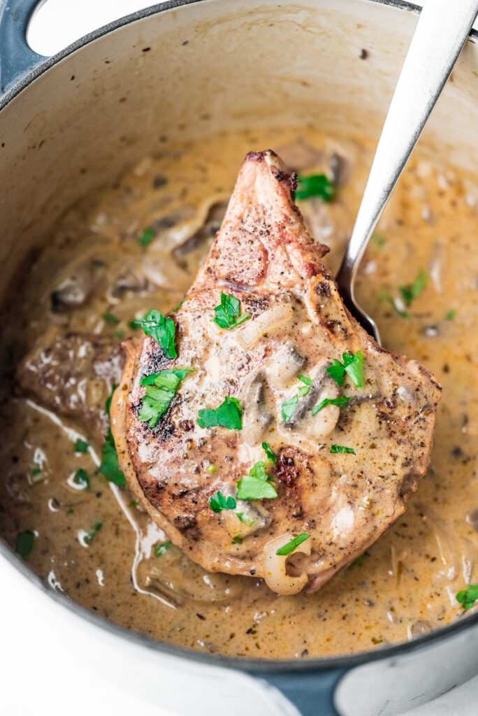 Dutch Oven Pork Chops Shutter + Mint Dutch Oven
