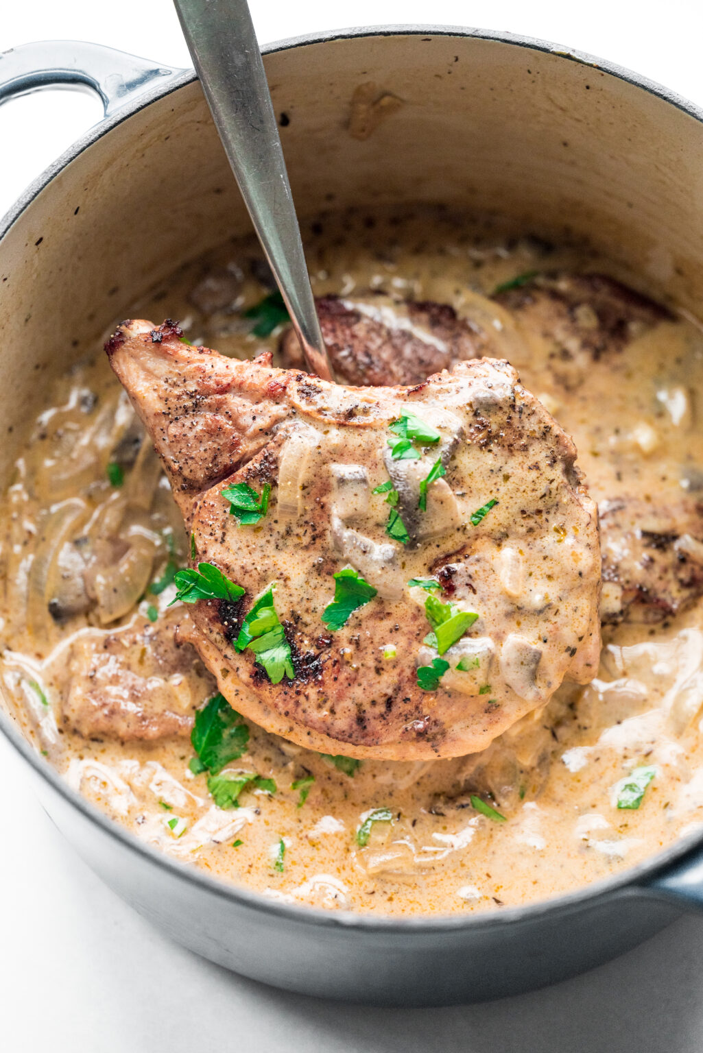 Dutch Oven Pork Chops Shutter + Mint Dutch Oven
