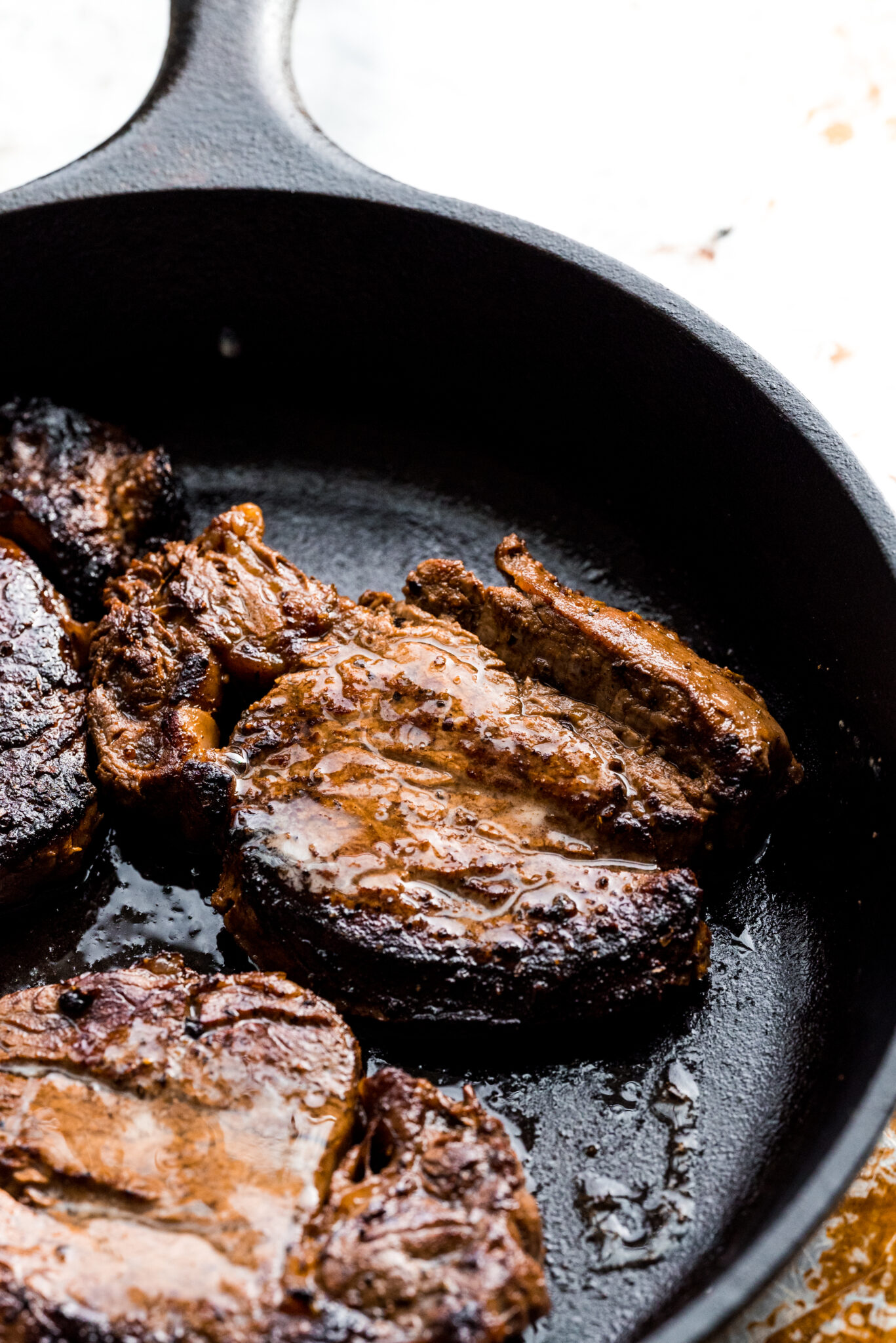 Easy Pan Seared Filet Mignon - Shutter + Mint