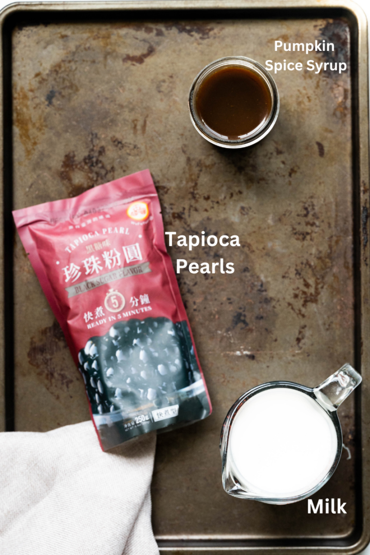 Pumpkin Spice Boba Shutter Mint