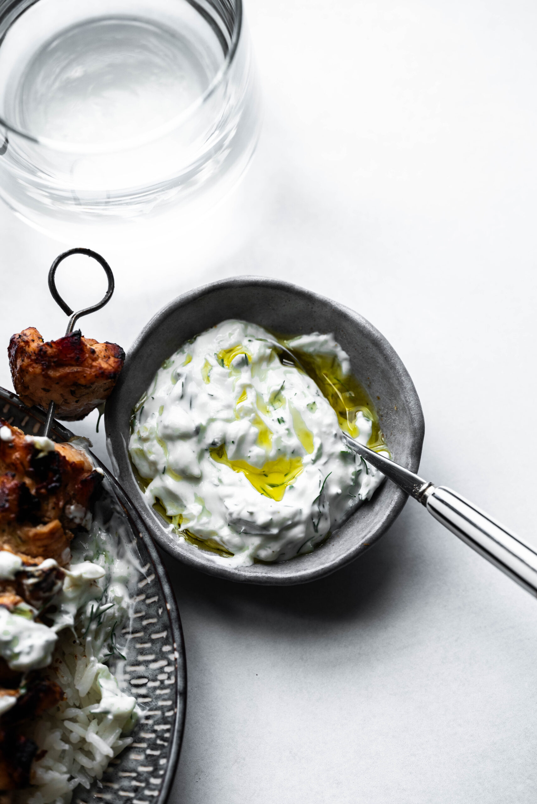 Greek yogurt sauce for chicken. 