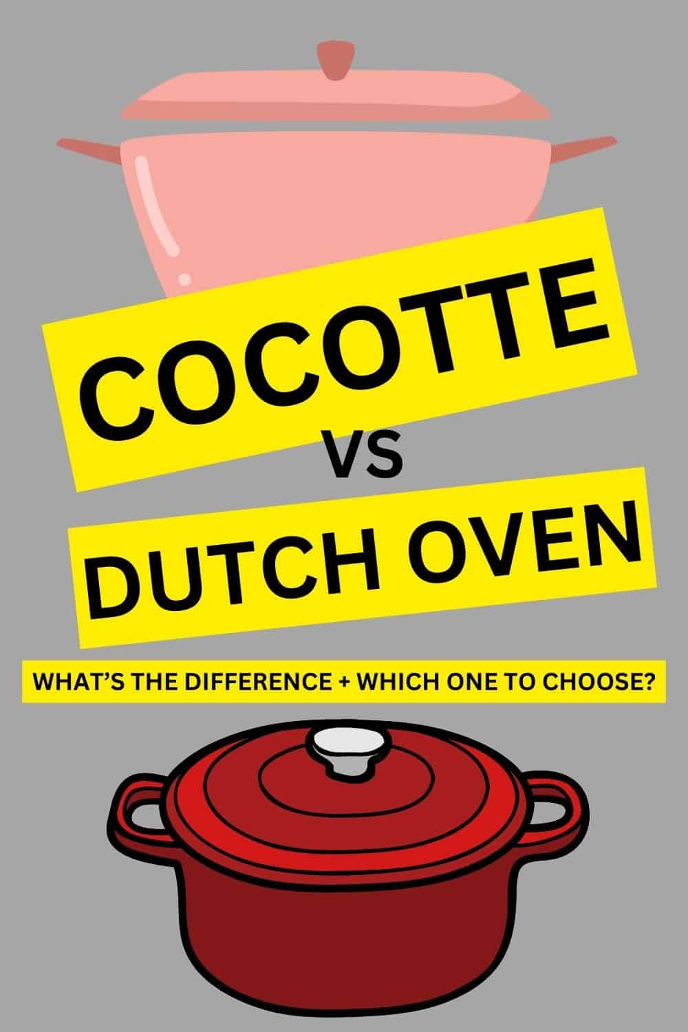 Cocotte vs Dutch Oven: what's the difference and which one to choose? -  Shutter + Mint