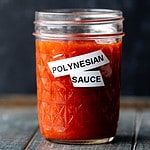 Close up image of Polynesian Sauce (Chick-fil-A Copycat).