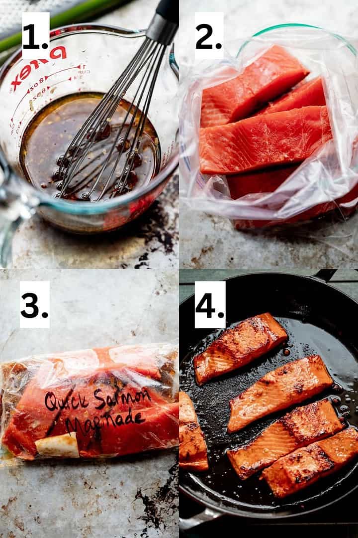 Quick Salmon Marinade - Shutter + Mint