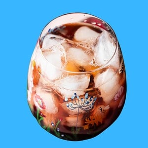 Blueberry mocktail hero thumbnail image.