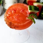 Spicy Watermelon refresher mocktail.