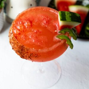Spicy Watermelon refresher mocktail.