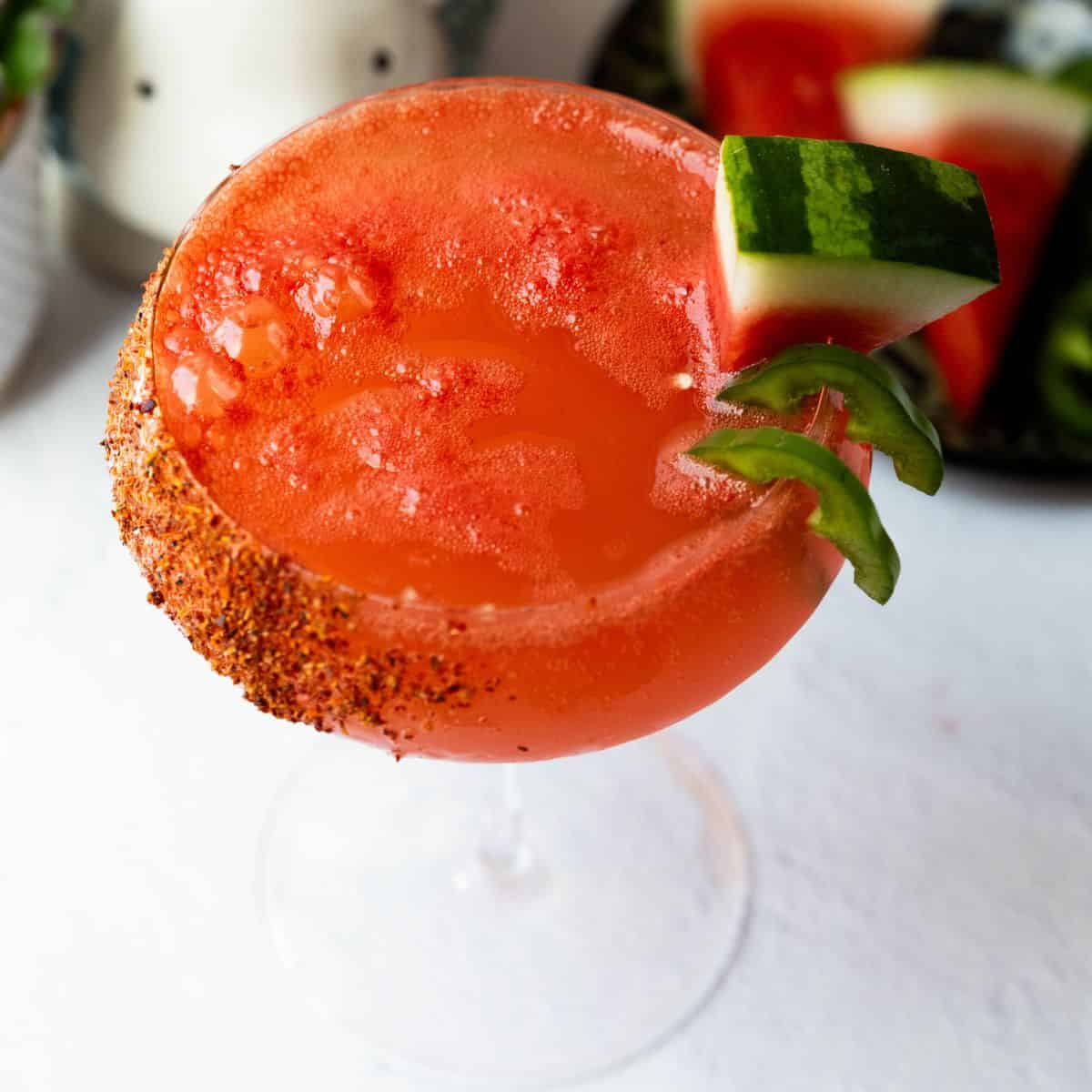 Hero image of Spicy Watermelon Margarita Mocktail by ShutterandMint.