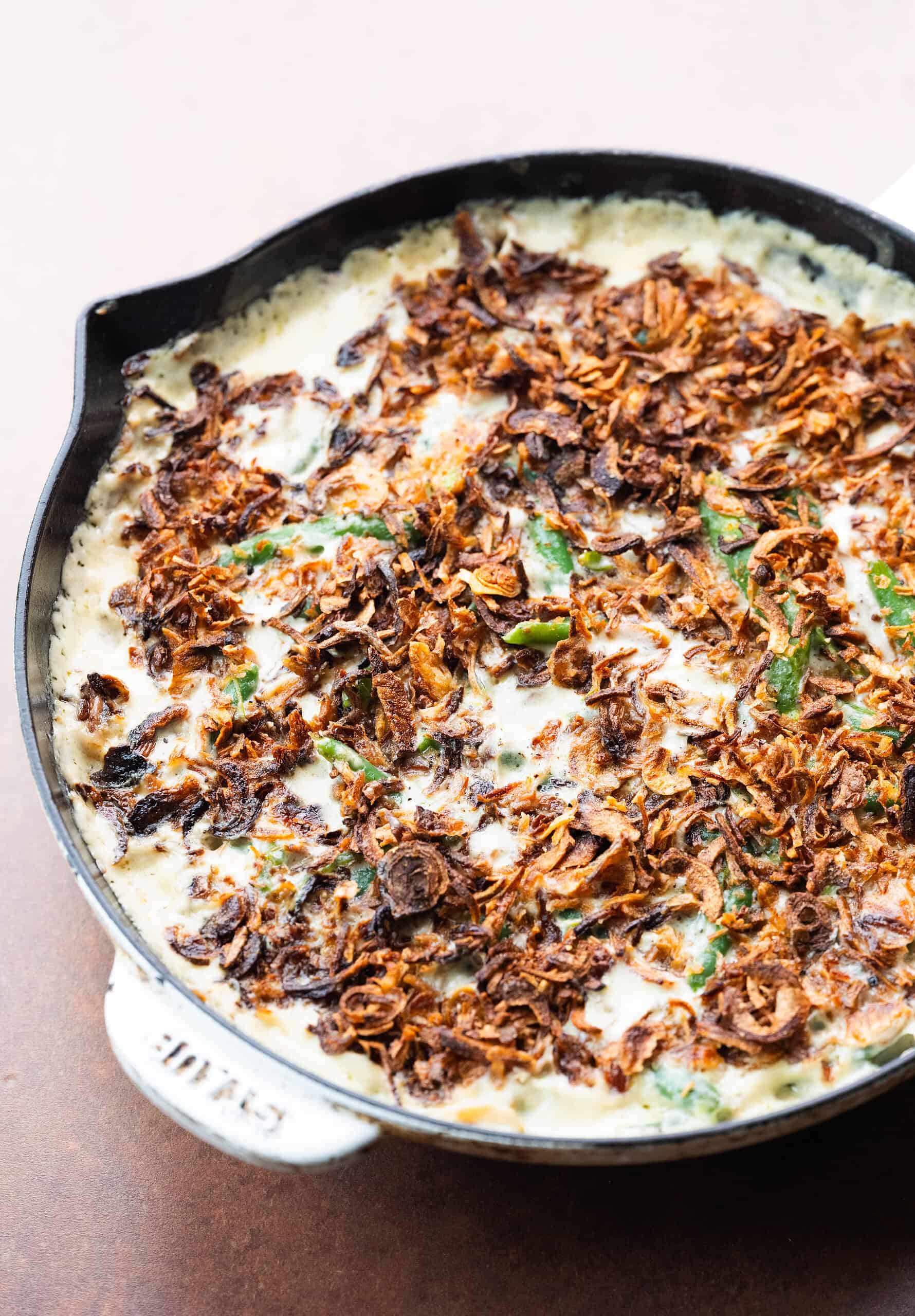 Baked Green Bean casserole. 
