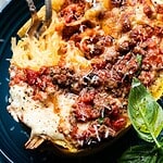Lasagna spaghetti squash hero image.