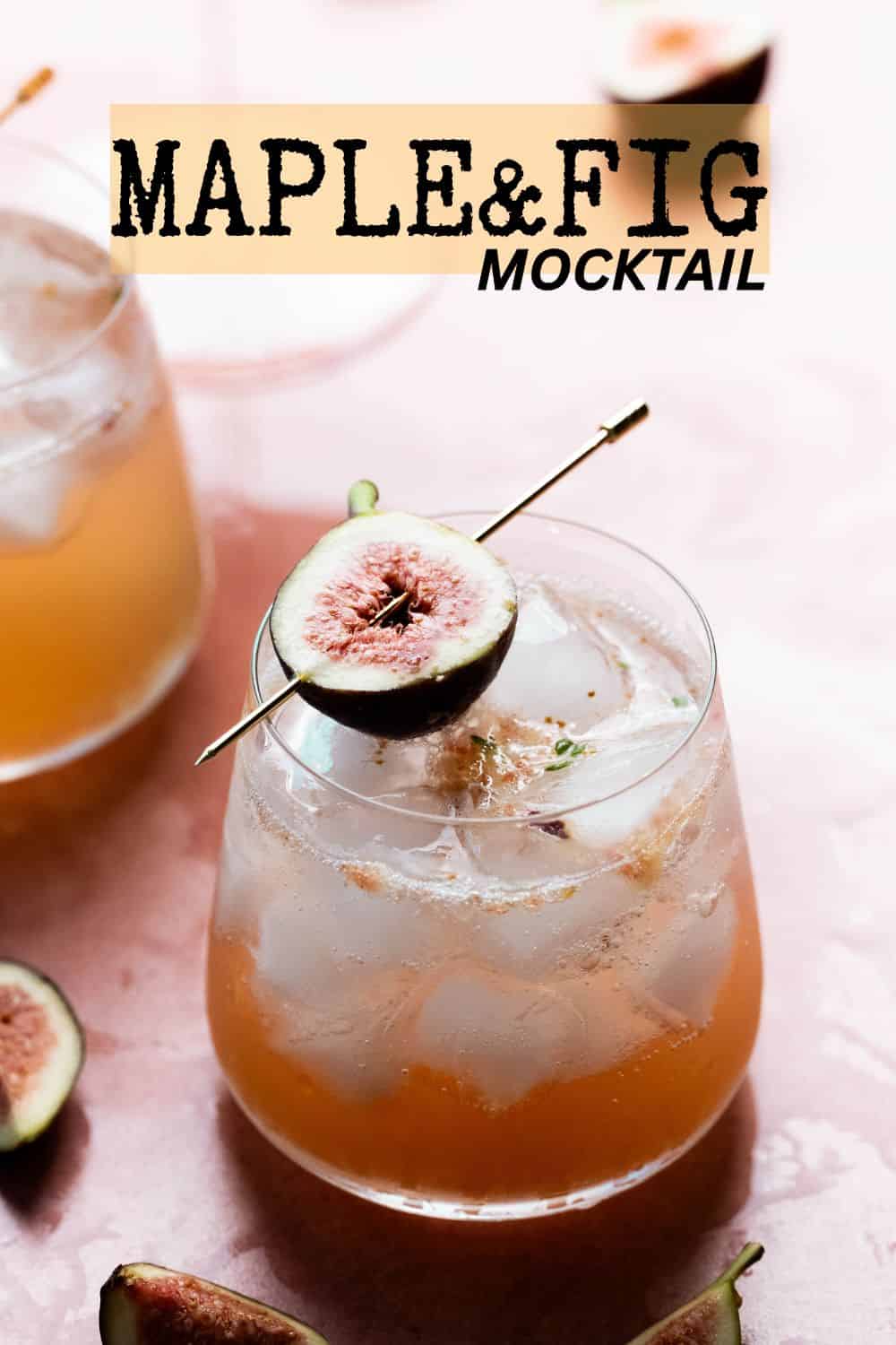 Magazine style image of a drink with text overlay.