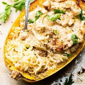 Hero image thumbnail of spaghetti squash.